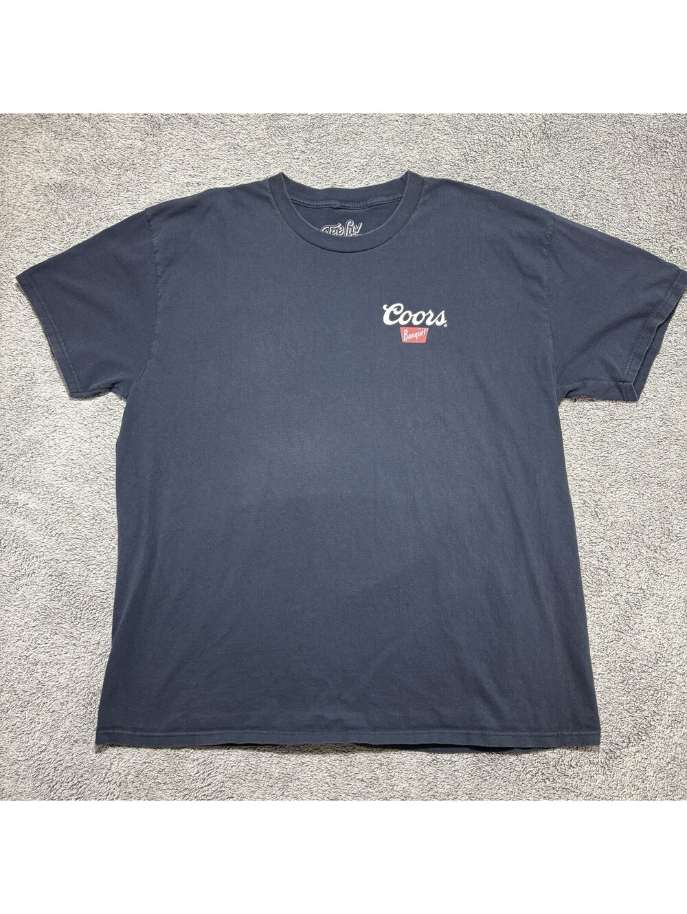 Coors Rodeo Men’s XL Blue Short Sleeve Graphic Print T-Shirt